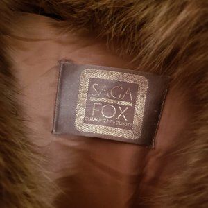 Saga full length fox coat